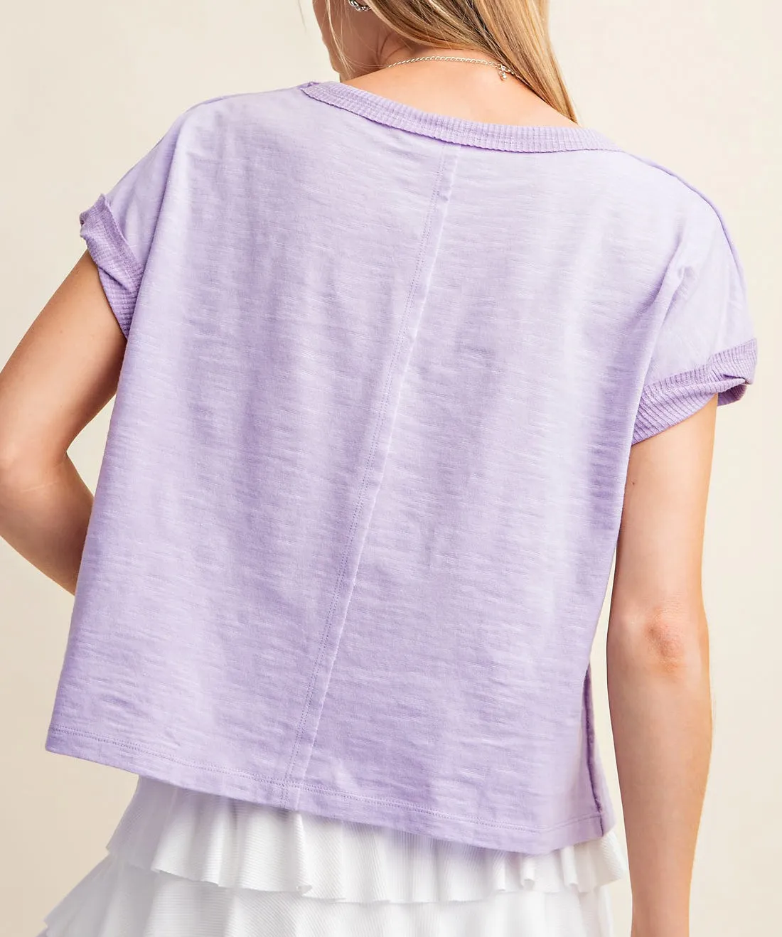 Short Sleeve T-Shirt - Lavender