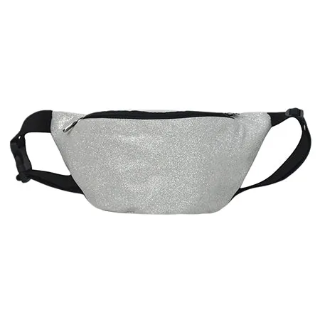 Silver Glitter Fanny Pack