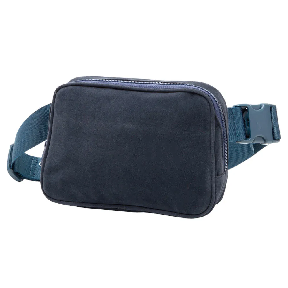 Solid Sling Bag Fanny Pack Velvet Belt Bag