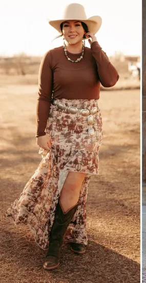 The Cowboys Mesh Skirt