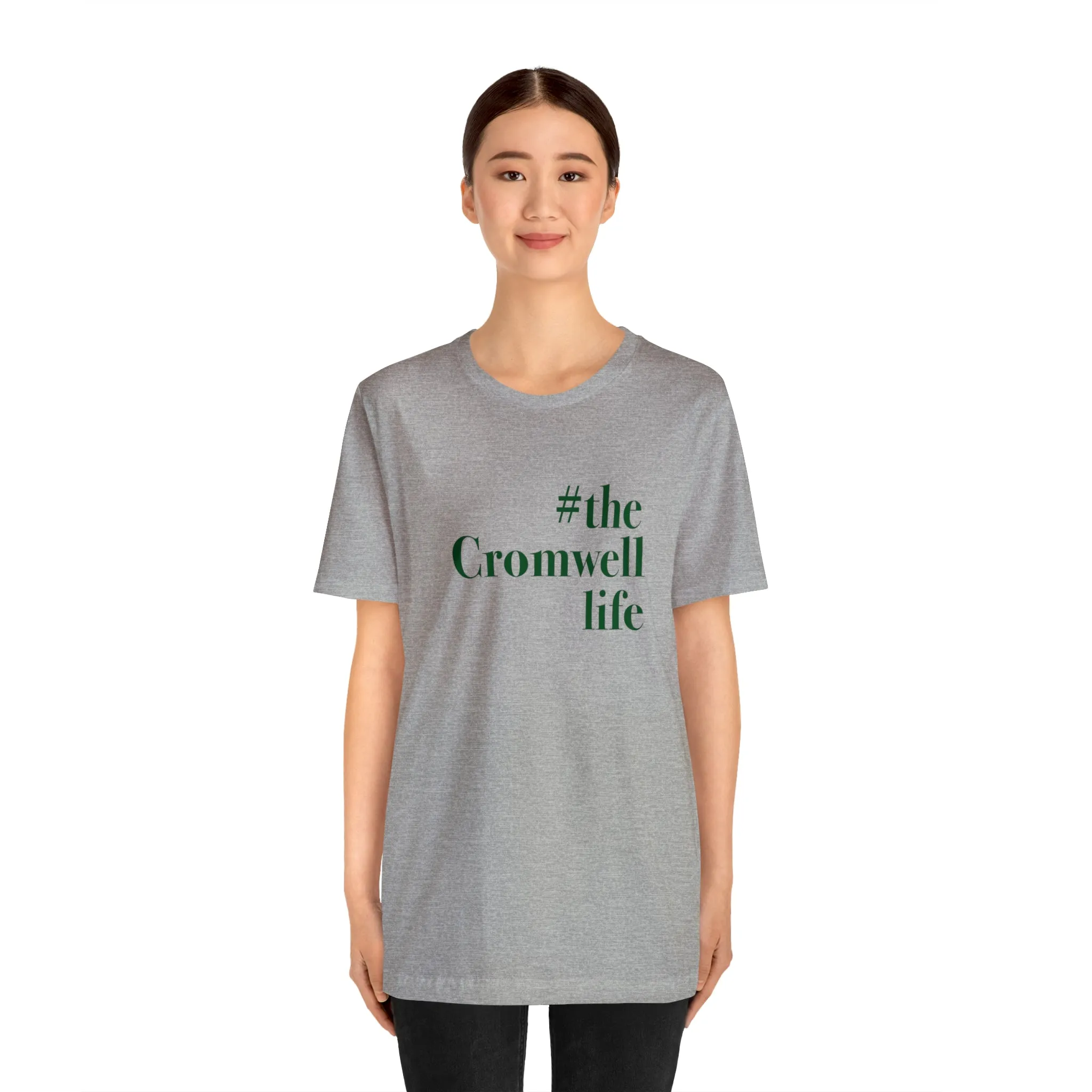 #thecromwelllife Unisex Jersey Short Sleeve T-Shirt (green)