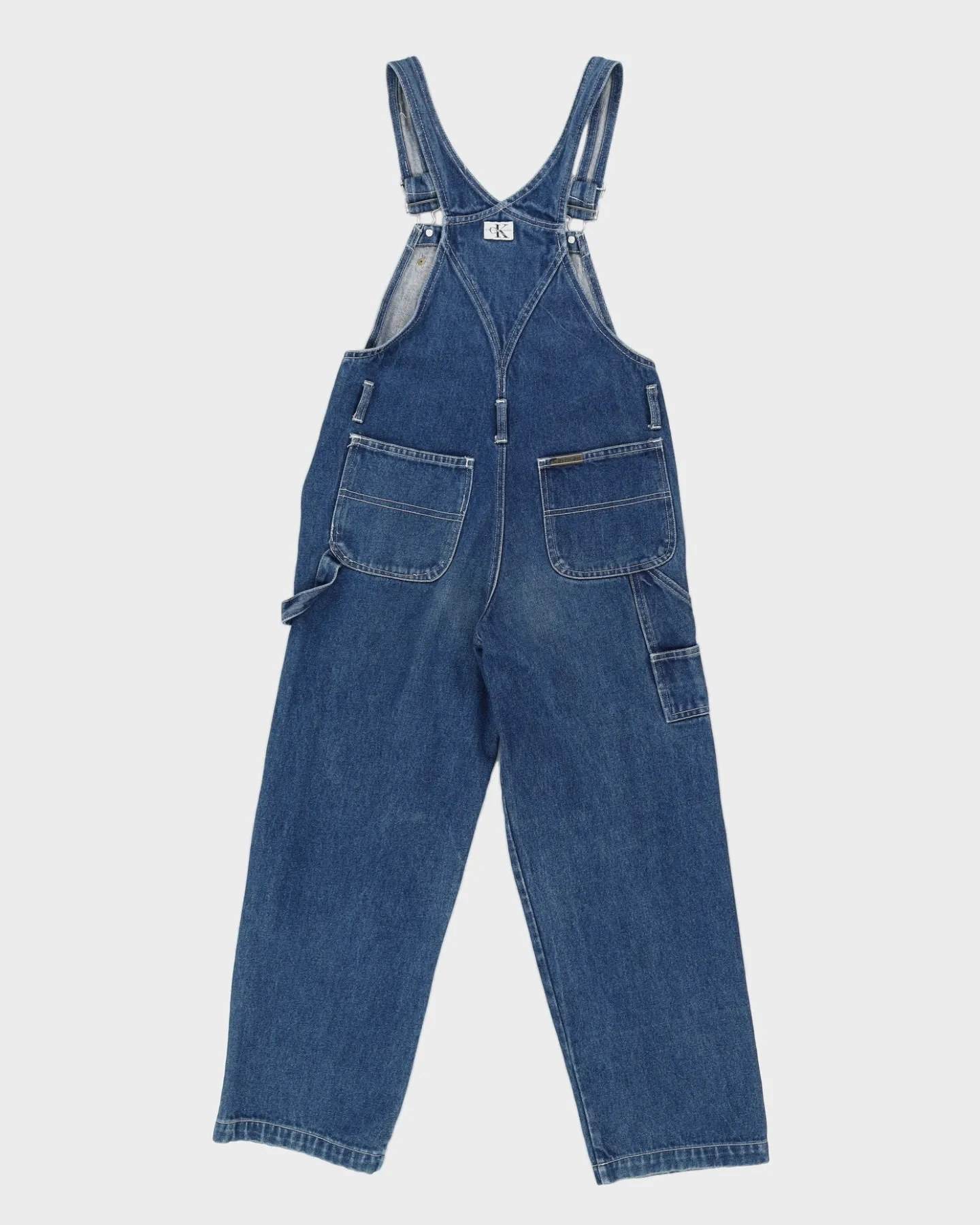 Vintage 90s Calvin Klein Blue Dungarees - W32 L25