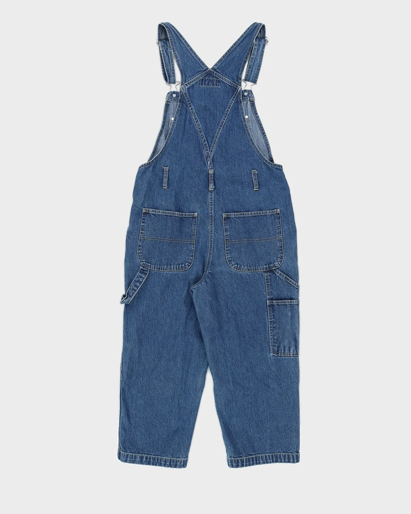 Vintage 90s North Crest Denim Dungarees - S