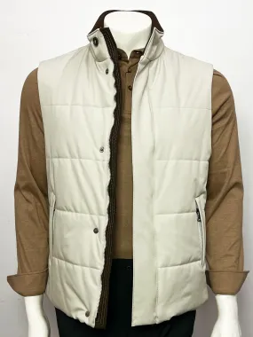 Waterville Men's Vernon Weatherproof Vest - CREAM