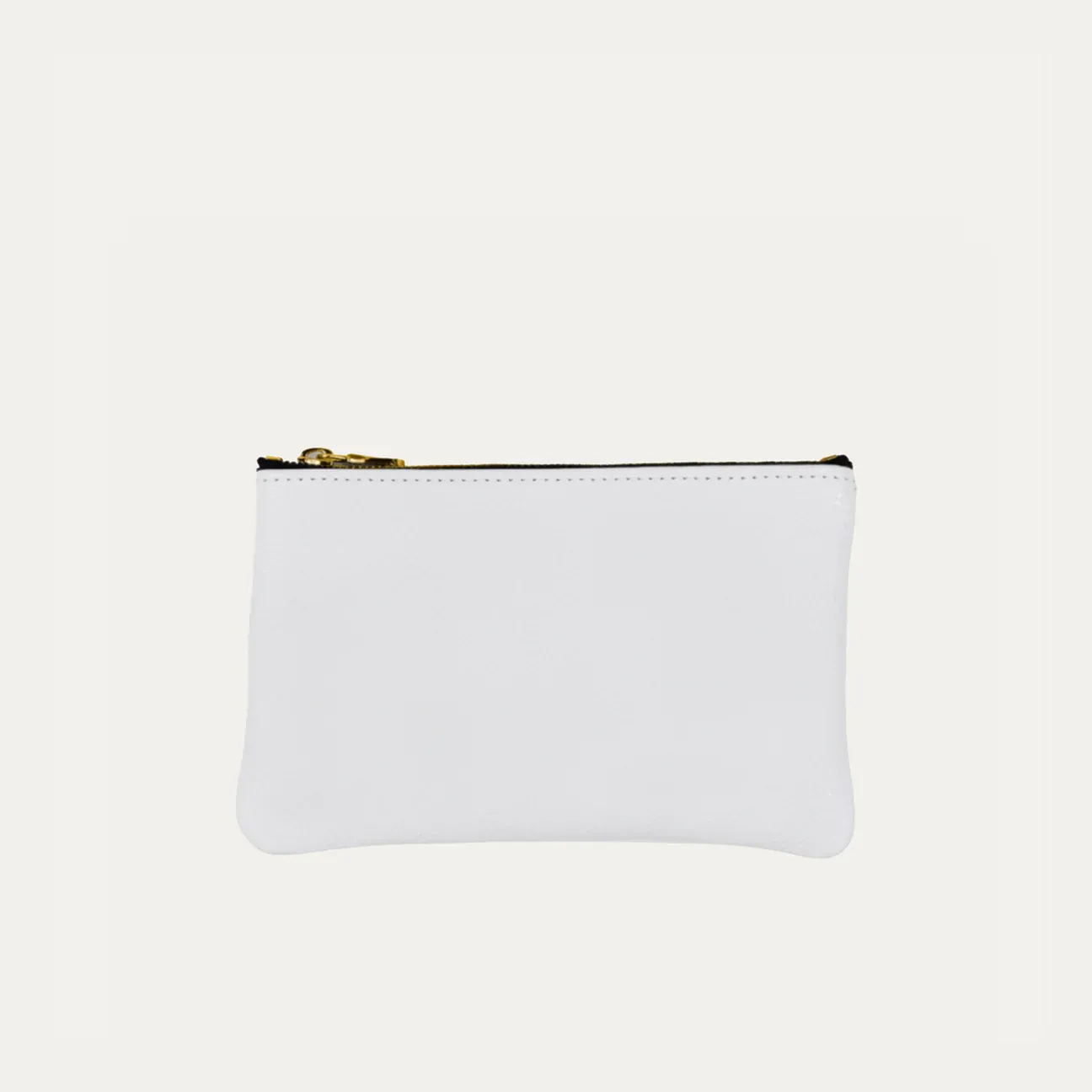 WHT/GH/PPO Pauly Pouch Organizer | White Leather   Gold Hardware