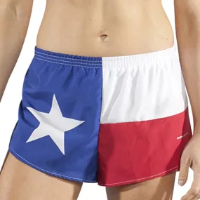 Women's 1" Elite Split Shorts- Texas