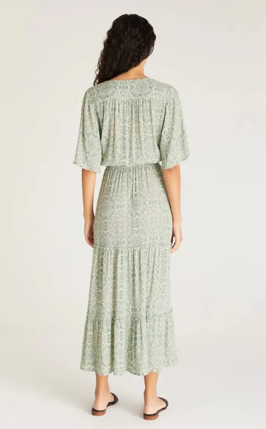 Z SUPPLY SHANNA MEDALLION MIDI DRESS